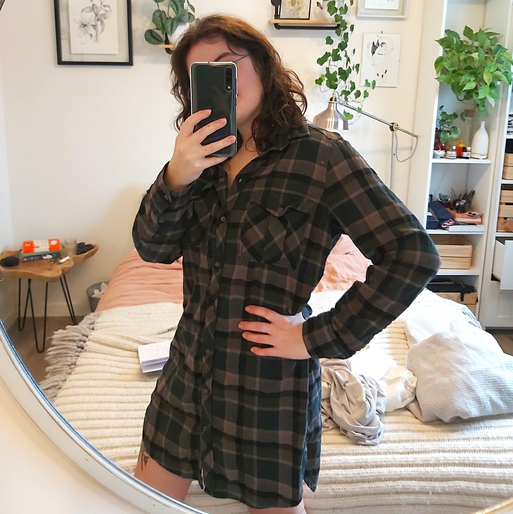 Wilfred free plaid dress
